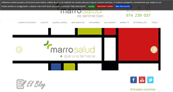 Desktop Screenshot of marrosalud.com