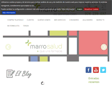 Tablet Screenshot of marrosalud.com